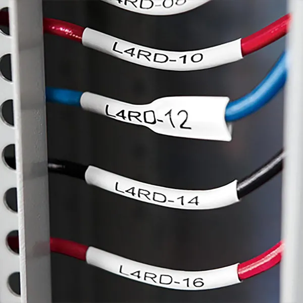 Κασέτα ετικετογράφου dymo rhino 12mmx1.5m heat shrink tybe black on white - Dymo