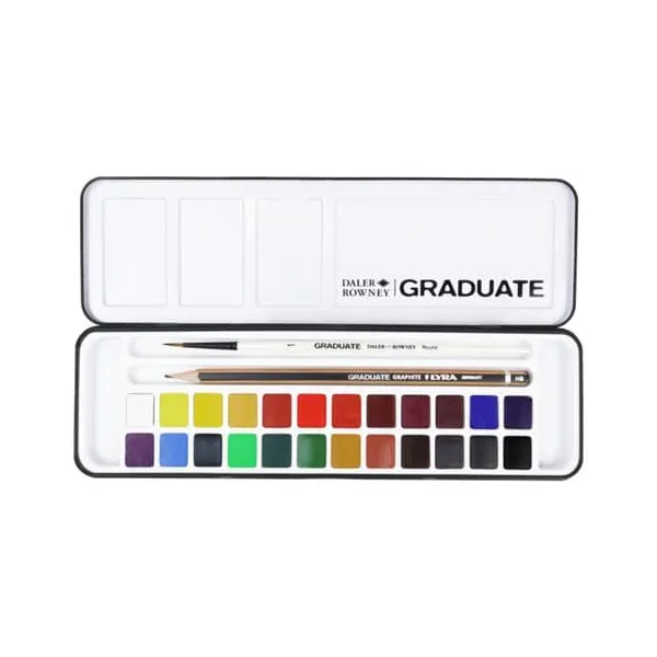 Ακουαρέλες daler graduate 24 τεμάχια - Daler rowney