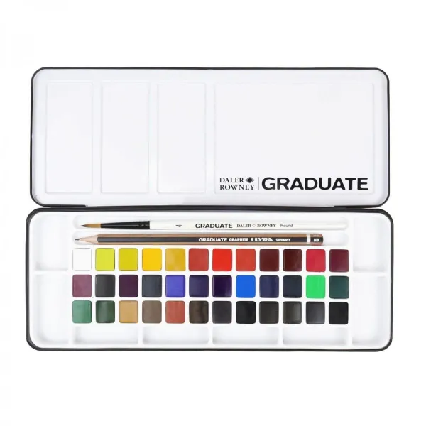 Ακουαρέλες daler graduate 36 τεμάχια - Daler rowney