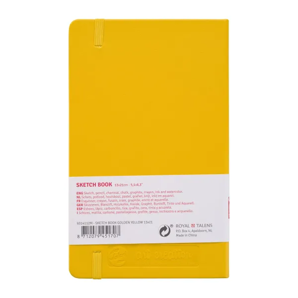 Μπλοκ σχεδίου sketch book talens art creation 13x21cm 140gr κίτρινο - Talens