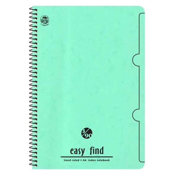 τετράδιο σπιράλ typotrust easy find α4 3 θέματα - Typotrust