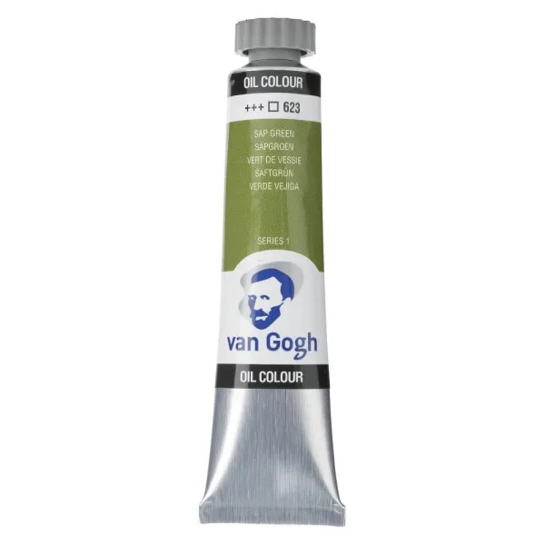 χρώμα λαδιού talens van gogh 20ml sap green 623 - Talens