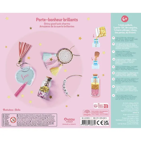 Κατασκευή auzou my artistic kit - shiny good luck charms 6+ - Auzou