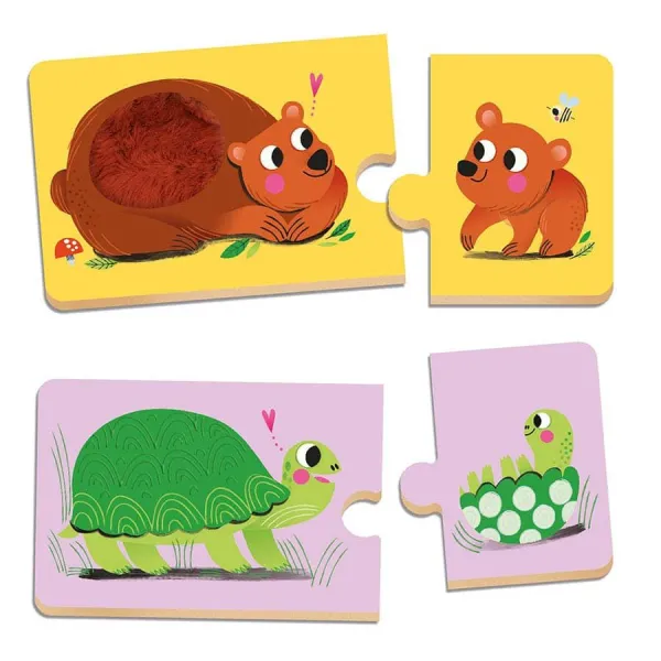 παζλ auzou - my first duo puzzles to touch 8x2 κομμάτια 2+ - Auzou