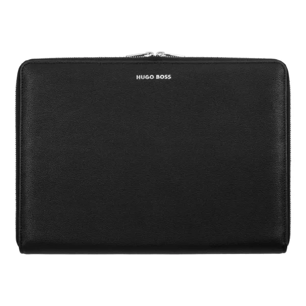 Ντοσιέ hugo boss conference folder zip pure iconic a4 black - Hugo boss
