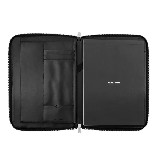 Ντοσιέ hugo boss conference folder zip pure iconic a4 black - Hugo boss