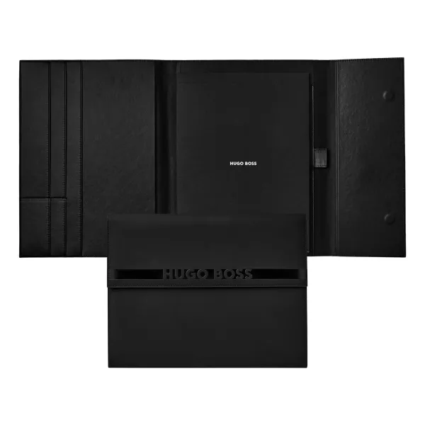 Ντοσιέ hugo boss folder a4 cloud matte black - Hugo boss