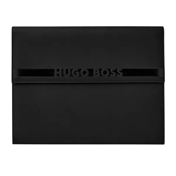 Ντοσιέ hugo boss folder a4 cloud matte black - Hugo boss