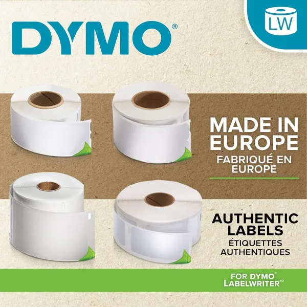 Ετικέτες dymo 99012 lw lrg address labels 89mm x 36mm 2 rolls - Dymo