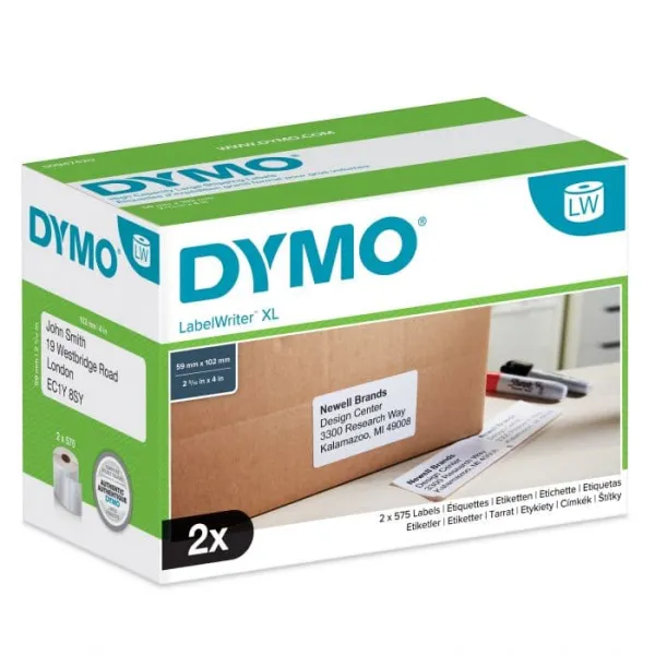 Ετικέτες dymo lw η.c. shipping labels 59mm x 102mm 2 rolls - Dymo