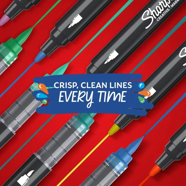 σετ μαρκαδόροι sharpie creative acrylic markers 12 τεμάχια - Sharpie