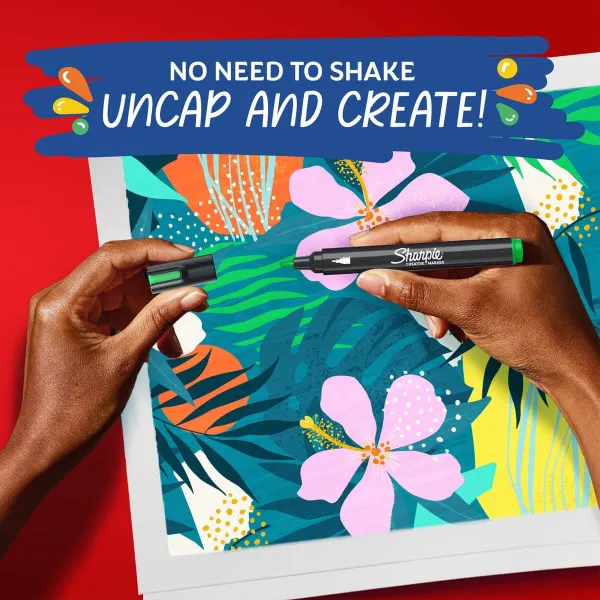 σετ μαρκαδόροι sharpie creative acrylic markers 12 τεμάχια - Sharpie