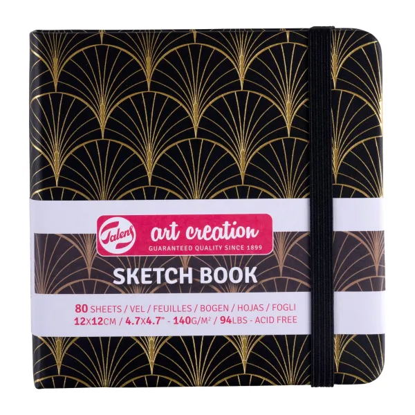 Μπλοκ σχεδίου sketch book talens art deco 12x12cm 140gr 80 φύλλα - Talens