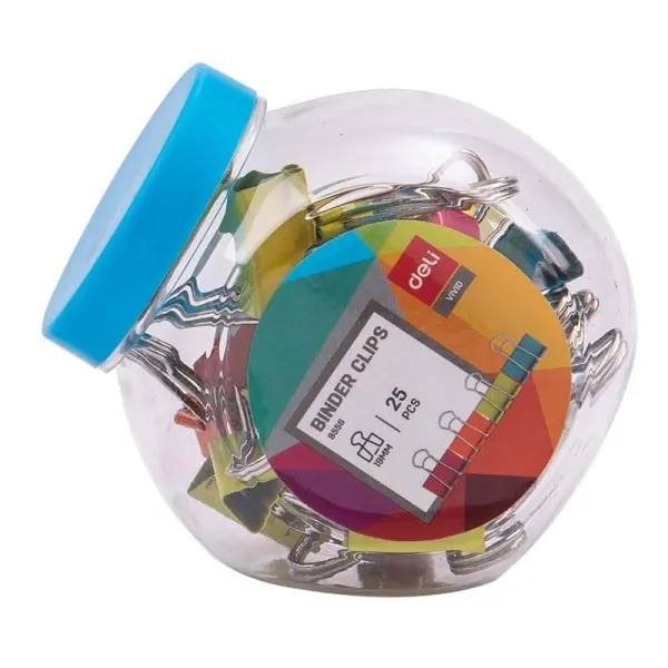 πιάστρες deli 19mm 25 τεμάχια - Deli