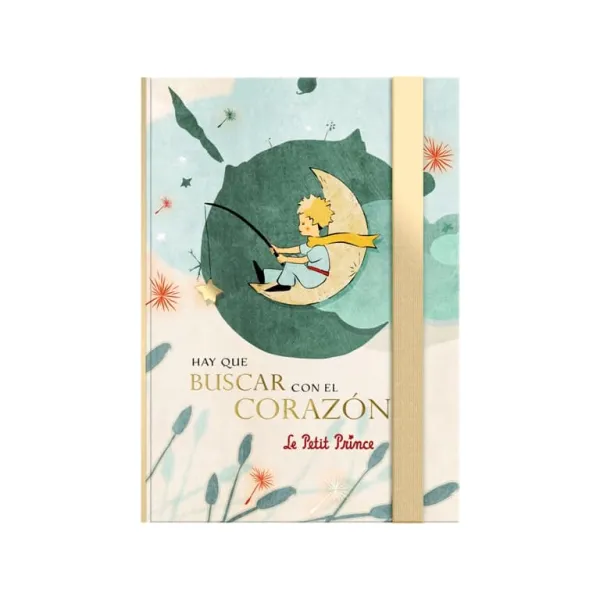 σημειωματάριο premium paper le petit prince moon 10.5x14.5cm με λάστιχο - Premium paper