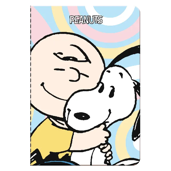 σημειωματάριο premium paper snoopy pastel hug 8.5x12.5cm - Premium paper