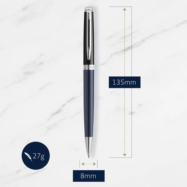 στυλό waterman hemisphere colour block black - blue ct ballpen - Waterman