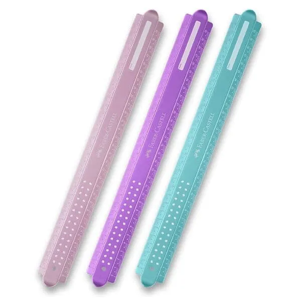 χάρακας faber castell sparkle 30cm - Faber castell