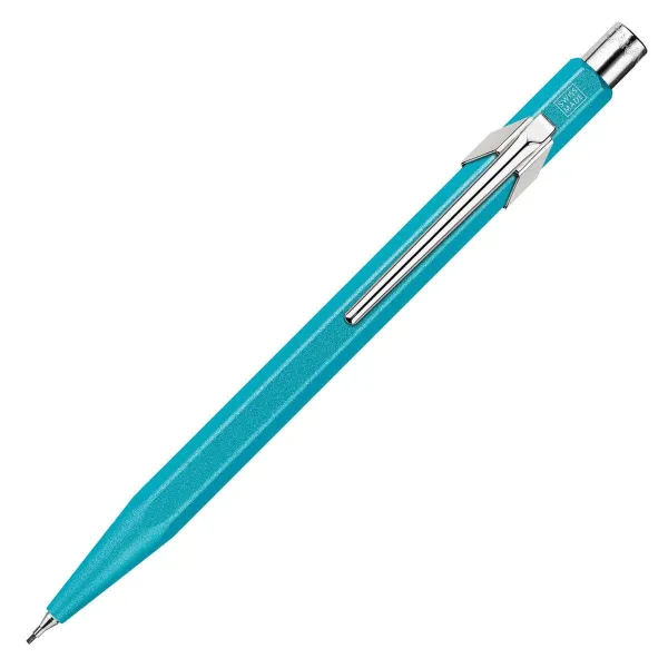 Μηχανικό μολύβι caran d'ache colomat-x 0.7mm τυρκουάζ σε μεταλλική θήκη - Caran d'ache