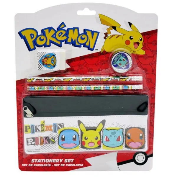 σετ γραφικής ύλης graffiti pokemon με κασετίνα - Graffiti
