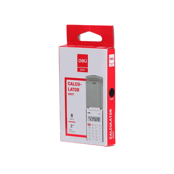 Αριθμομηχανή deli τσέπης easy protect 10x6x1cm 8 ψηφίων - Deli