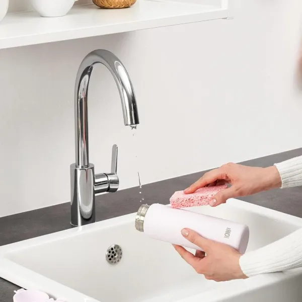 παγούρι ion8 μεταλλικό 600ml pale lilac - Ion8