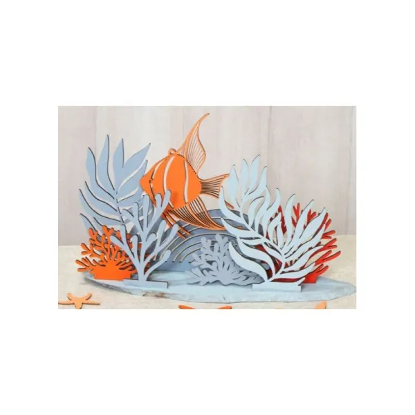Ξύλινα διακοσμητικά coral artemio 11 τεμάχια - Artemio