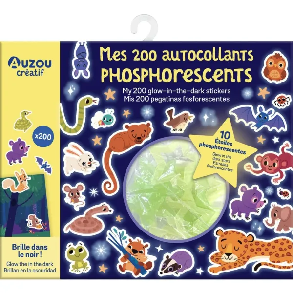 Κατασκευή auzou my artist kit 200 glow in the dark stickers 3+ - Auzou