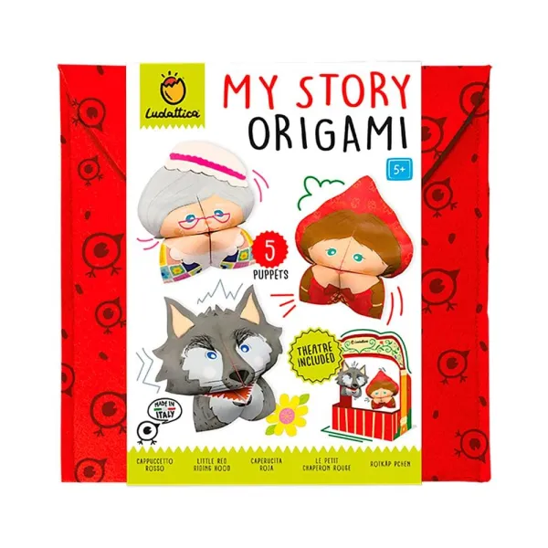 Κατασκευή ludattica origami little red riding hood 5+ - Ludaticca