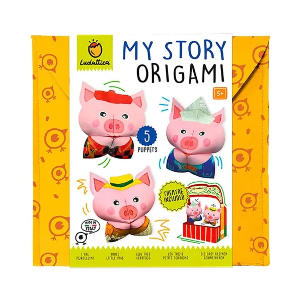 Κατασκευή ludattica origami the three little pigs 5+ - Ludaticca