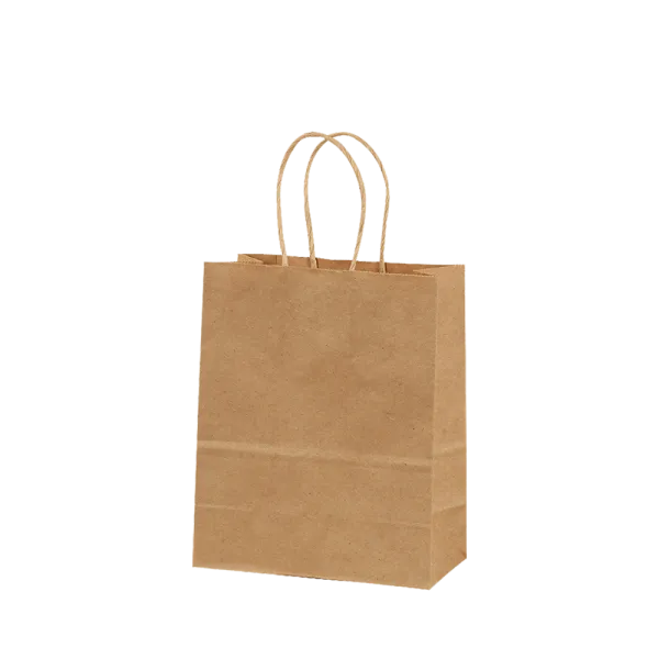 τσάντα χάρτινη καφέ 30x40x11cm συσκευασία 25 τεμαχίων - A&g