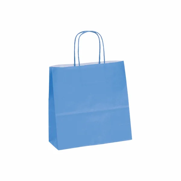 τσάντα χάρτινη σιελ 24x23x10cm συσκευασία 25 τεμαχίων - A&g