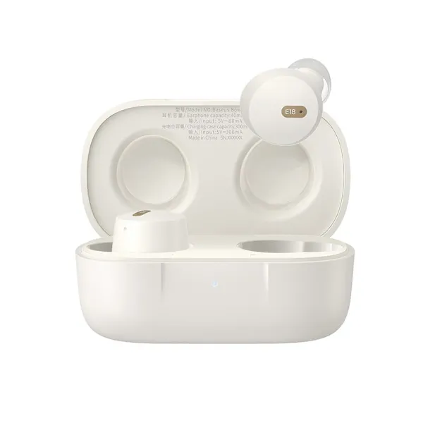 Ακουστικά baseus bowie wireless e18 in ear bluetooth white - Baseus