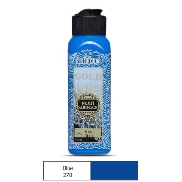 χρώμα ακρυλικό artdeco 140ml multi surface blue 270 - Artdeco
