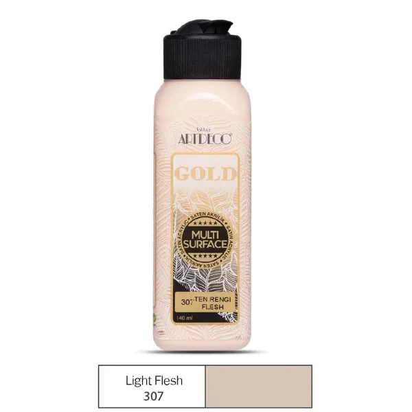 χρώμα ακρυλικό artdeco 140ml multi surface light flesh 307 - Artdeco