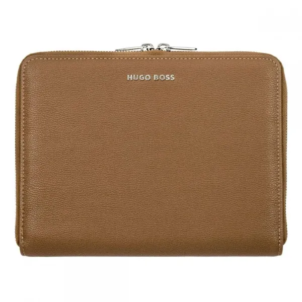 Ντοσιέ hugo boss conference folder zip pure iconic a5 camel - Hugo boss