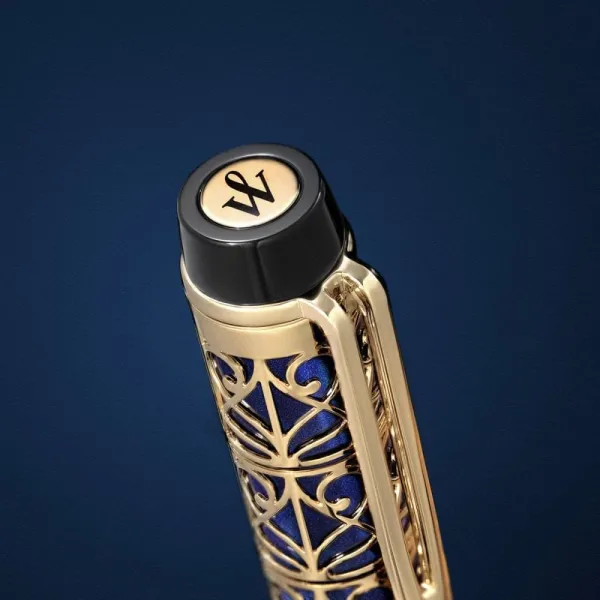 πένα waterman man 24 blue de paris limited edition fine 18k - Waterman