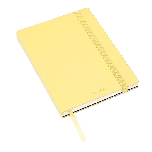 σημειωματάριο hugo boss a5 pastel classic light yellow lined - Hugo boss