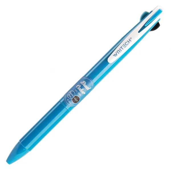 στυλό writech dual color gel pen w-608 smoke blue+black - Writech