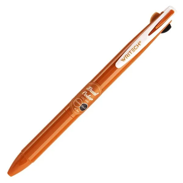 στυλό writech dual color gel pen w-608 amber+black - Writech