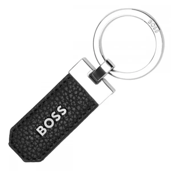 Μπρελόκ hugo boss classic grained black - Hugo boss