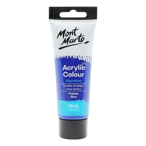 χρώμα ακρυλικό mont marte 75ml phtalocyanine blue 20 - Mont marte