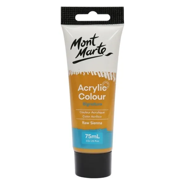 χρώμα ακρυλικό mont marte 75ml raw sienna 06 - Mont marte