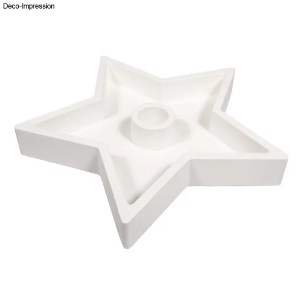 Καλούπι σιλικόνης rayher αστέρια 18.5x18.5x3cm 5 αστέρια - Rayher