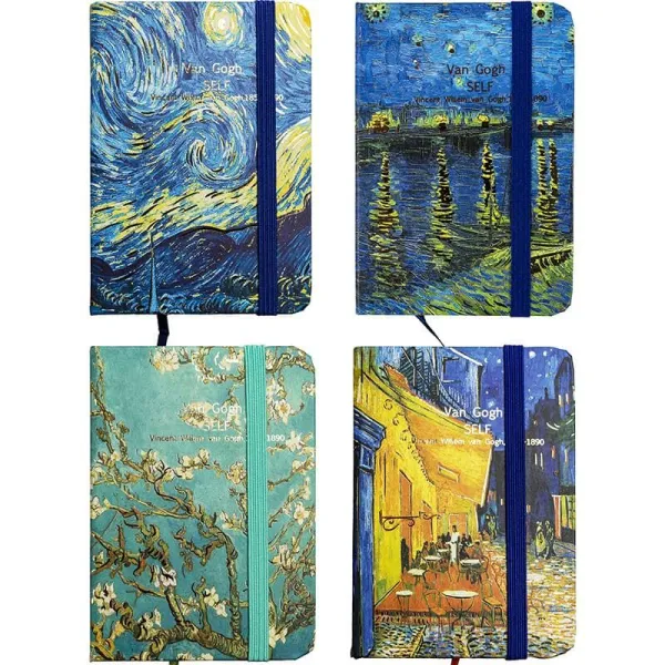 σημειωματάριο centrum α7 van gogh 6.8x10cm 80 σελίδες - Centrum