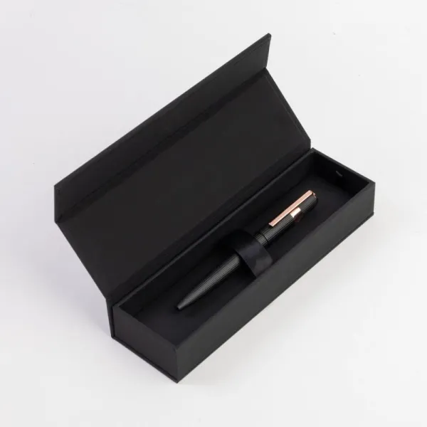 στυλό hugo boss gear gear pinstripe black / rosegold ballpen - Hugo boss
