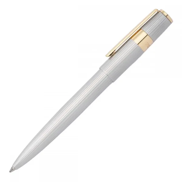στυλό hugo boss gear pinstripe silver / gold ballpen - Hugo boss