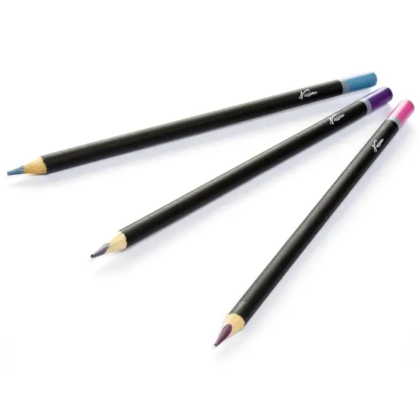 Ξυλομπογιές nassau metallic pencils σε μεταλλική κασετίνα 12 χρώματα - Nassau