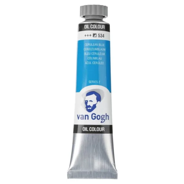 χρώμα λαδιού van gogh azo cerulean blue 534 20ml - Talens