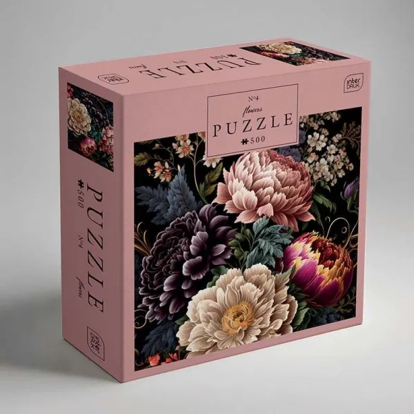 παζλ interdruk 500 κομμάτια flowers 4 - Interdruk